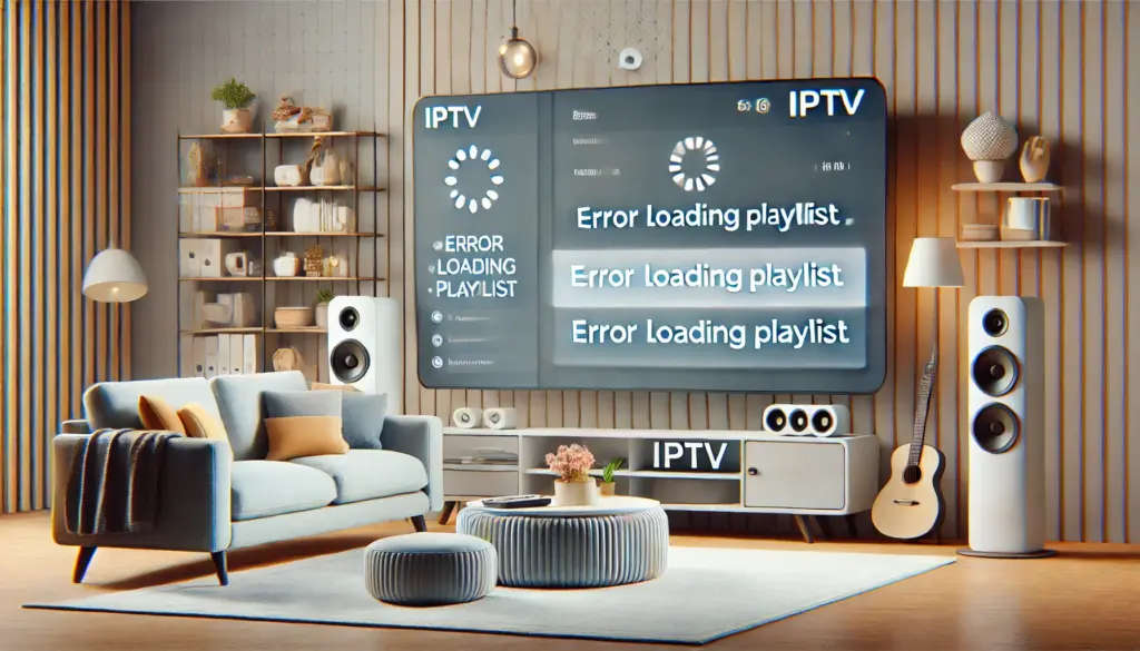 Erreurs de chargement de Playlist IPTV sur Smart TVs